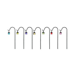 6pcs Garden Miniature Decorative Stakes, Glow-in-the-Dark, Bonsai Mini Decorations, Party Crafts