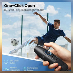 Electronic Whistle USB Rechargeable Loud Air Horn 120-150dB with LED Safety Light with Lanyard for Hiking Camping Scare Bears