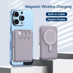 10000mah Magnetic Wireless Portable Power Bank, 22.5w Fast Charging