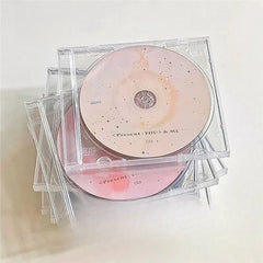 Transparent Simple Cd Storage Box For Compact Disc Collection Household Disc Sorting And Daily Storage Organizer Container
