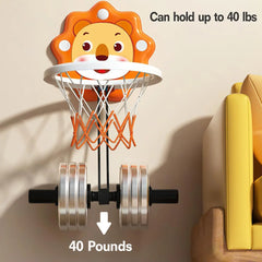 Indoor Mini Basketball Hoop for Toddlers Kids Boys Bedroom,Adjustable Height,Christmas Birthday Gifts Toy for Boys,Toddler Toys