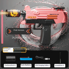 UZI Water Gun Toy Swimming Pool Play Water Adult Shots Games Toy Outdoor Games High Pressure Water Gun Summer Swimming Pool Toys