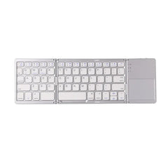 Wireless Tri-Fold Bluetooth Keyboard with Touchpad | Foldable | 81 Keys | 35Hr Battery | Phone Tablet PC Mac