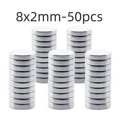 Strong Round Magnets for Fridge, DIY, Projects, Science, Office 3x1 3x2 5x1 5x2 8x1 8x2