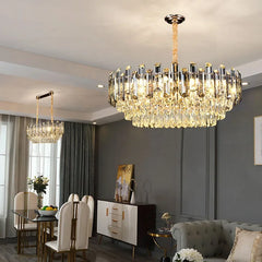 Nordic Led Crystal Chandeliers Gold Luxury Lighting Dining Living Room Bedroom Kitchen Island Lights Indoor Hanging Light Lustre