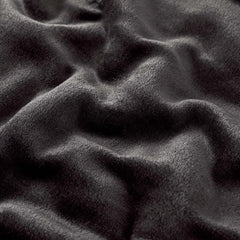 Sherpa Fleece Blanket Throw Black Soft Reversible Thick Plush Blankets Microfiber Winter Bed Blanket for Camping Couch Sofa