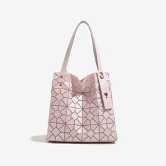 Fashion Geometric Diamond Tote Bag 2026 Versatile Six-grid Large-capacity Commuter Portable Armpit Bag New Style Handbags