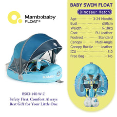Mambobaby Baby Pool Float Vip 5 Dropshipping Blackproof Pool Mat For Infant Non-Inflatable Natation Buoy With Parasol Beach Toys