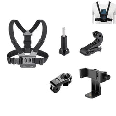 Camera Phone Chest Mount Laptop Harness Phone Holder Strap Clip POV Holder for iPhone 17 16 Android Gopro 12 Camera Smartphone Photography Kits
