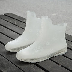Fashion Outdoor Rain Boots Unisex Slip On Waterproof Rain Shoes New Working Shoes Fishing Boots Women Rain Boots Rubber Shoes