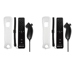 Controllers For Nintendo Wii 2 In 1 Left Right Controller Optional Motion Plus Set Game Remote Control Joystick Wireless Gamepad