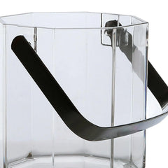 Small Ice Bucket Portable Multipurpose Clear Wine Chiller Bucket Drink Cooling Bucket for Wedding Kitchen Party Events Cafe