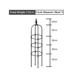 Plant Climbing Supporter Climbing Plant Support  Frame Outdoor Flower  Vines Pot Stand Garden Climbing Frame Indoor Floral Decor