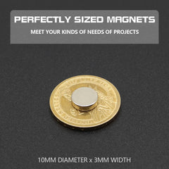 Super Powerful round Neodymium Magnet NdFeB N35 Strong Permanent Magnetic Imans for Refrigerator Various Sizes 2x2/4x2/5x1/6x2/8