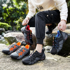 Men's Hiking Shoes All-terrain Outdoor Sports Shoes Breathable Mesh Non-slip Wear-resistant Hiking Shoes Outdoor Cycling Shoes