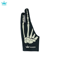 Huion Skeleton Glove Two- Finger Anti-fouling Artist Glove Flexible and Comfortable Drawing Glove