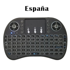 MRSVI i8™ Mini 2.4G Wireless Keyboard with Touchpad & 7-Color Backlit – Multi-Language, Air Mouse for TV Box & PC | FlipStylez LLC®