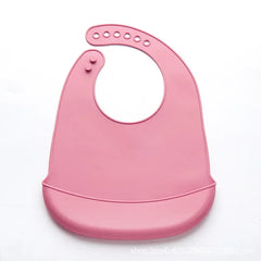 1-3pcs Baby Bib Adjustable Waterproof Bibs Babies Soft Edible Silicone