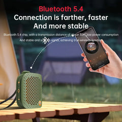 Monster M3 Magnetic Clip-On Mini BT V5.4 Portable Outdoor Jobsite Wearable Wireless Bluetooth Speakers with Bass Altavoz Mic