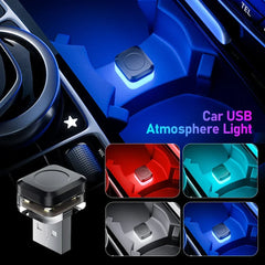 New Universal USB Car Interior Ambient Atmosphere Light LED Signal Lights Auto Reading Night Light Home Decoration Accessories