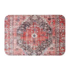 Moroccan Berber Rug Boho Style Front Door Mat Anti-Slip Antique Bohemian Geometric Doormat Floor Bathroom Entrance Rug Carpet