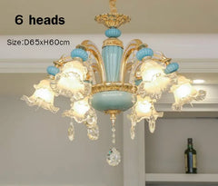 Dining Room Chandelier Light Modern Lighting Bedroom Crystal Lamp Living Lights Nordic Decoration Lamps Home