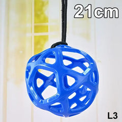 Hanging Hay Feeder Chew Resistant Horse Goat Sheep Toy Ball Stress Relief Outdoor Feeding