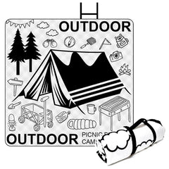 Camping Portables Picnic Mat Lawn Mat Thickened Moisture-Proof Outdoor