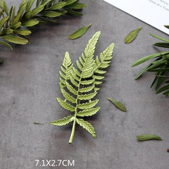 Creative Handmade Exquisite Green Plant Brooch Corsage Woman Retro Pearl Brooches Coat Accessories Jewelry