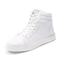 Spring Fashion Red Men's Sneakers High Top Skateboarding Shoes for