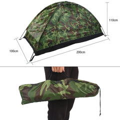 Camouflage Tent One Person Tent Outdoor Tent Outdoor Camouflage UV