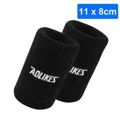 AOLIKES 1 Pair Sweatbands Sports Wristband for Men & Women - Moisture Wicking Athletic Sweatband for Tennis, Basketball, Running