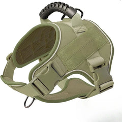 Explosion-Proof Tactical Dog Harness - Training and Outdoor Activity Vest for Doberman Pinschers and Small/Medium/Large Breeds