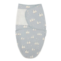 INSULAR Baby Cotton Swaddling Cloth With Caps Envelope Type Newborn Cartoon Envelope Anti-Startle Adjustable Bedding Item