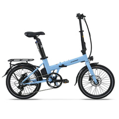 Folding Electric Bicycle 350W, 36V 8Ah/12Ah Removable Battery, 20Inch*1.75 Tires, 25Km/h, 7Speed City Commuter Travel Ebike