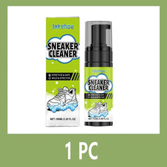 White Shoe Cleaner Sneaker Cleaning Kit Foam Cleaner Shoe Whitener Stain Remover Waterless Yellowing Remover 100ml Deep Clean
