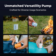 FLEXTAIL TINY PUMP 2 / 2X - 4kPa Electric Air Pump, Portable Camping Pump for Air Beds Sleeping Pads Pool Floats Vacuum Bags