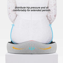 2026 New Ergonomic Memory Foam Tailbone Cushion Breathable Car Seat Pad Suitable for Office Chairs and Non-slip Soft Support