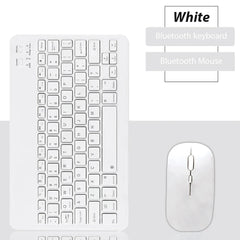 Bluetooth Wireless Keyboard and Mouse Combo Portable Mini Rechargeable for iPad Tablet Mobile Phone Android iOS Windows PC