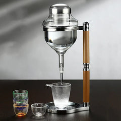 GIEMZA Wine Dispenser Japanese-style Ice-cold Wine Dropper Iced Sober Cooler Sake Jug Wine Decanter Chilled Champagne