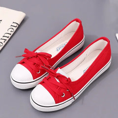 New Women Shoes Fashion Canvas Shallow Casual Shoes for Woman Comfort