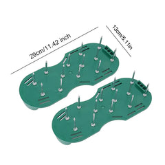 Lawn Aerator Shoes Aerator Spiked Sandals with Adjustable Strap Grass Spiked Shoes Anti-Slip for Aerating Lawn Soil