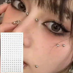 58pcs Non Piercing Lip Nails Sticker Selfadhesive Waterproof Reusable