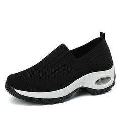 Breathable Mesh Slip-On Sports Shoes Comfortable Thick Bottom