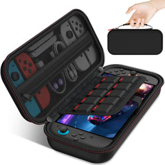 Carrying Case Kit For Switch 2 (2025), Travel Case Hard Shell Box for NS2 Game Console with Screen Film, TPU Case, Joystick Caps