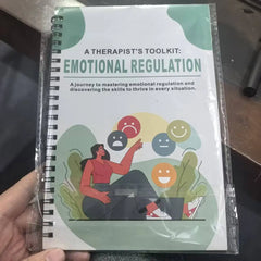 Emotional Regulation Workbook for Adults & Teens – Therapist Guided Mental Health Journal, CBT & Self-Care Exercises, Spiral Bou