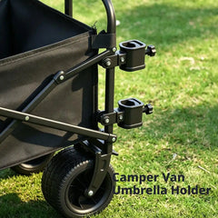 Camping Wagon Clamp Set Portable Umbrella Pole Clamp Kit Camping Wagon