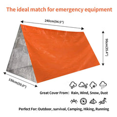 2-Person Outdoor Camping Tent Waterproof Lifesaving Tent Emergency
