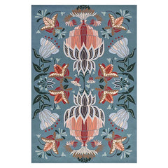 Light Luxury Cloakroom Carpet Home Non-slip Mat Large Area Bedroom Decor Washable Rug European Retro Carpets for Living Room
