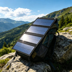 Backpack Carry Portable Foldable Waterproof Solar Charging Panel 25W 100W Dual USB Camping Emergency Charger For Cell Phone